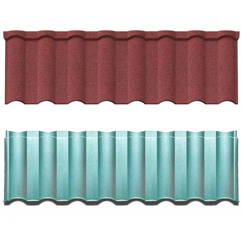 Acid Resistance Milano Roof Tiles European Steel Sand Coated Roofing Sheet For Workshop