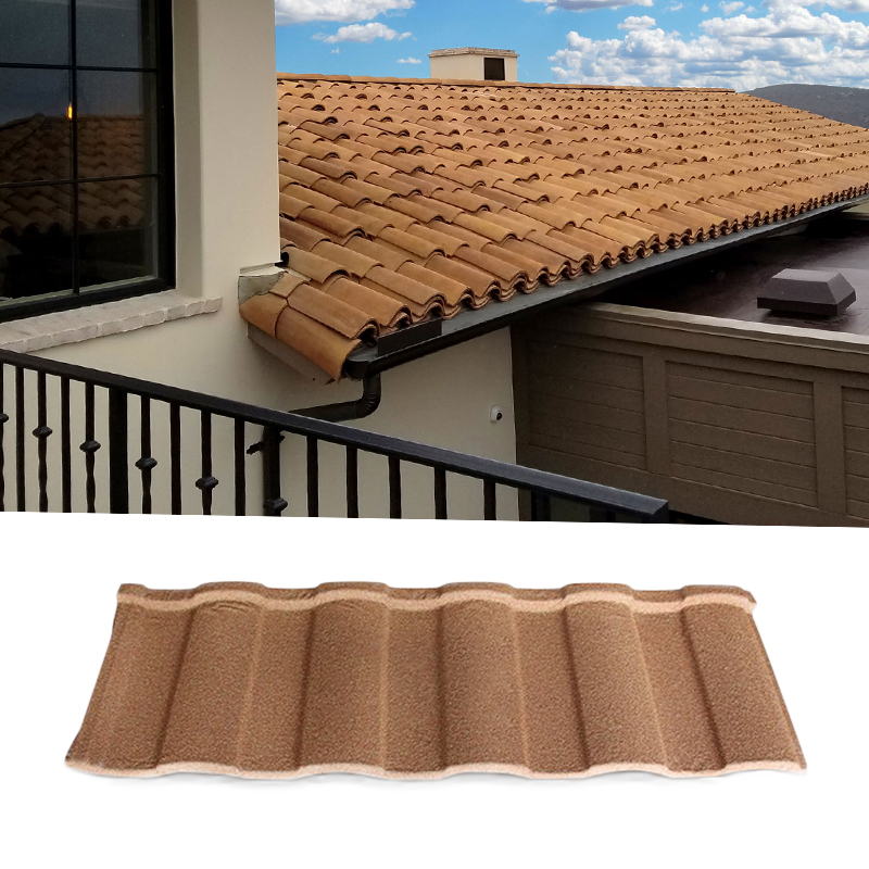 Light Weight Roofing Sheet CE Color Stone Coated Metal Roof Tile